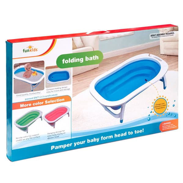Ванночка для купания новорожденного Funkids Folding Smart Bath
