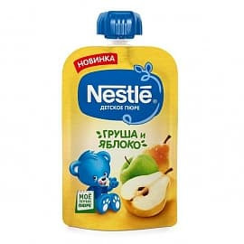 Пюре Nestle пауч Груша Яблоко 90гр