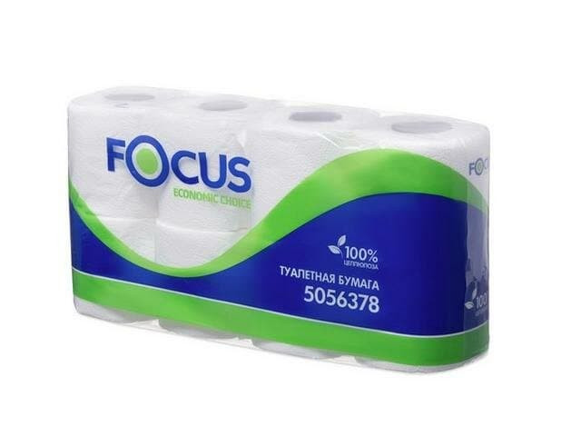 Туалетная бумага Focus Economic Choice 2 слоя 8 рулонов 5056378