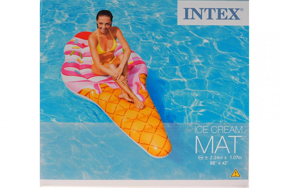 Матрас Intex надувной Мороженое Ice Cream Mat 58762