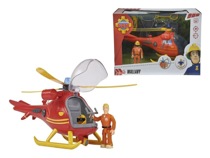 Вертолет и фигурка Simba Пожарный Сэм