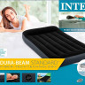 Intex inflatable mattress with headrest twin 64141
