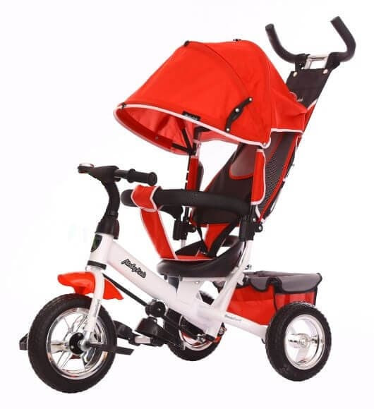 Велосипед трехколесный Moby Kids Comfort 10x8 EVA красный