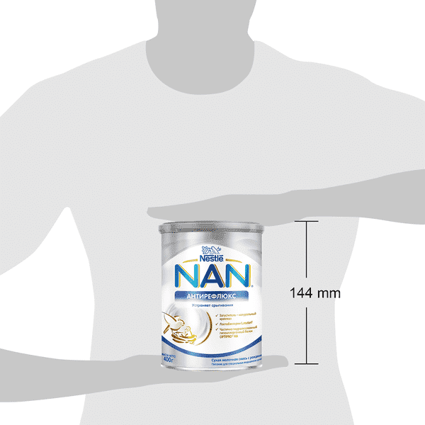 Молочная смесь Nestle NAN Антирефлюкс Премиум с рождения 400 гр