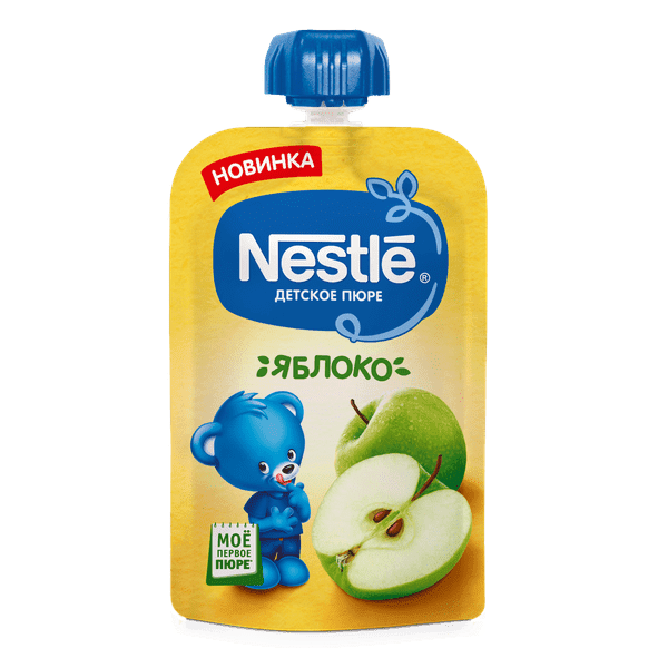 Пюре Nestle пауч Яблоко 90гр