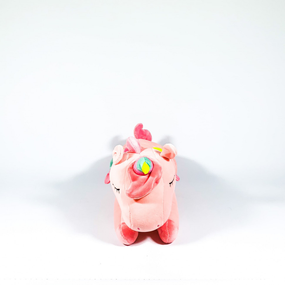 Мягкая игрушка Единорог с крыльями розовый 30 см