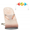 Детский шезлонг BabyBjorn с игрушкой Balance Bliss 6060 01/ Жемчужно-розовый