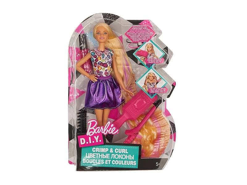 Набор Игра с модой Цветные локоны Barbie DWK49