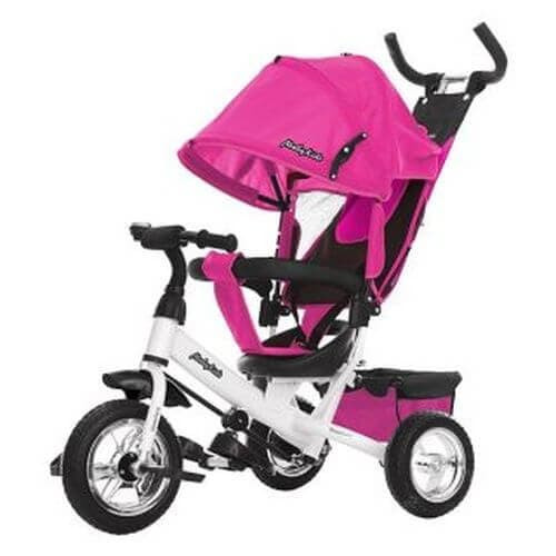Велосипед трехколесный Moby Kids Comfort 10x8 EVA розовый