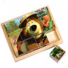 Кубики GT5076 "Маша и медведь", 12 штук, тм Маша и Медведь купить в интернет магазине детских товаров "Денма" 
