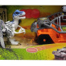 Игровой набор Chap Mei Динозавр Тиранозавр и охотник на джипе