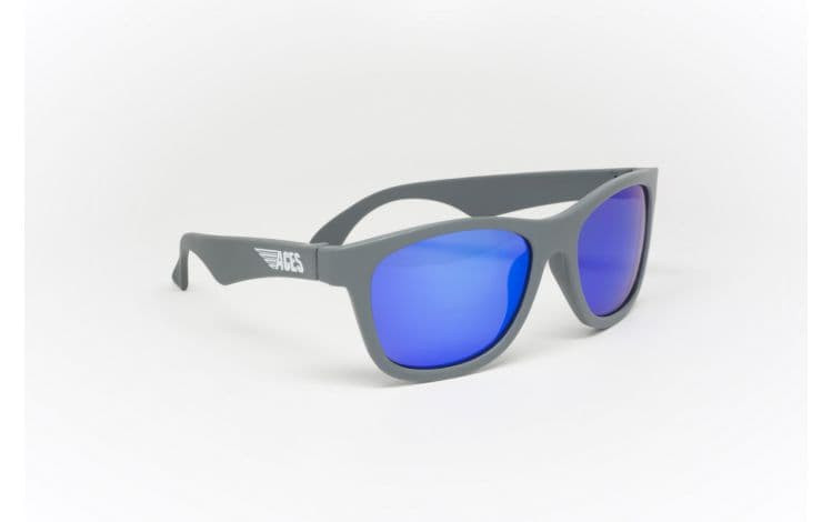 Очки Babiators для подростков солнцезащитные Aces Navigator Галактический серый Синие линзы 6+ ACE-012