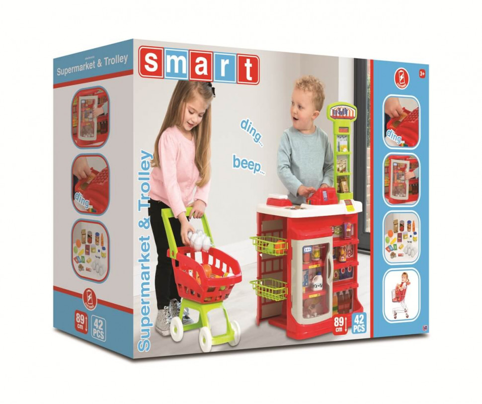 Игровой набор SMART Супермаркет с тележкой 1684458