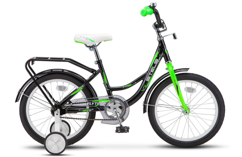 Велосипед детский Stels Flyte 16" Z010/Z011 Черный/Салатовый
