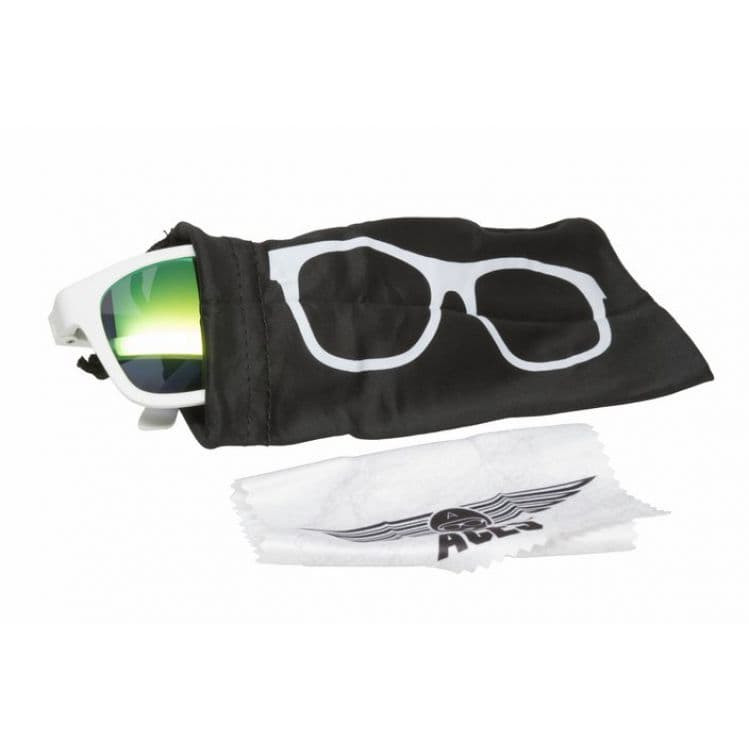 Очки Babiators для подростков солнцезащитные Aces Navigator Шаловливый белый Зеленые линзы 6+ ACE-014