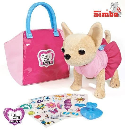 Собачка Chi-Chi Love Дизайнер с набором для декорирования в сумочке 5892313
