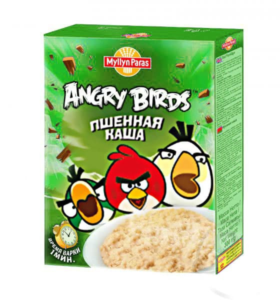 Каша Myllyn Paras Angry Birds пшенная, 300 гр