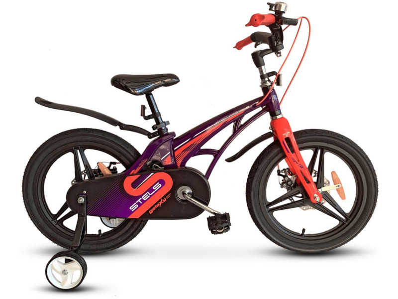 Велосипед детский Stels Galaxy Pro 16" V010 Фиолетовый/Красный