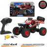 Car Flame engine crawler Monster 4WD R / u with battery red