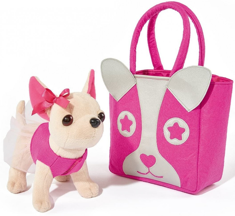 Собачка Chi Chi Love Чихуахуа с розовой сумкой 5897403