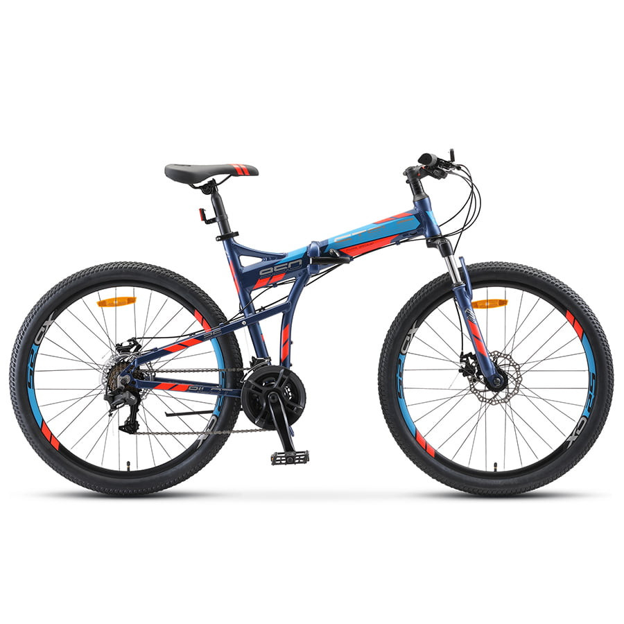 Велосипед складной Stels Pilot 26" 950 MD V011 LU094028 рама 17,5" темно-синий
