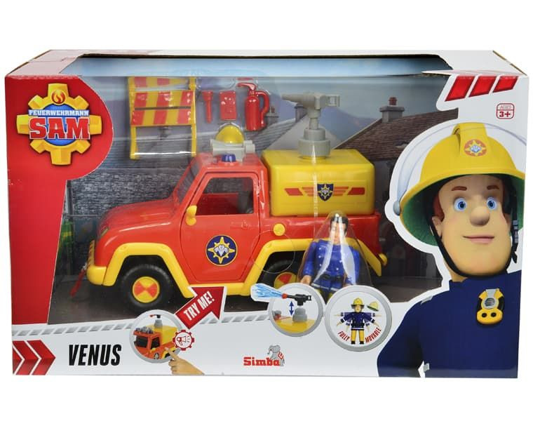 Машина и фигурка Simba Пожарный Сэм 9251054