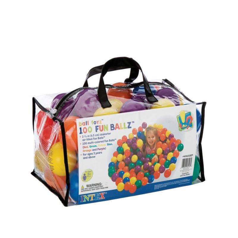 Мячики Intex для сухого бассейна в сумке 6,5 см 100 шт 49602