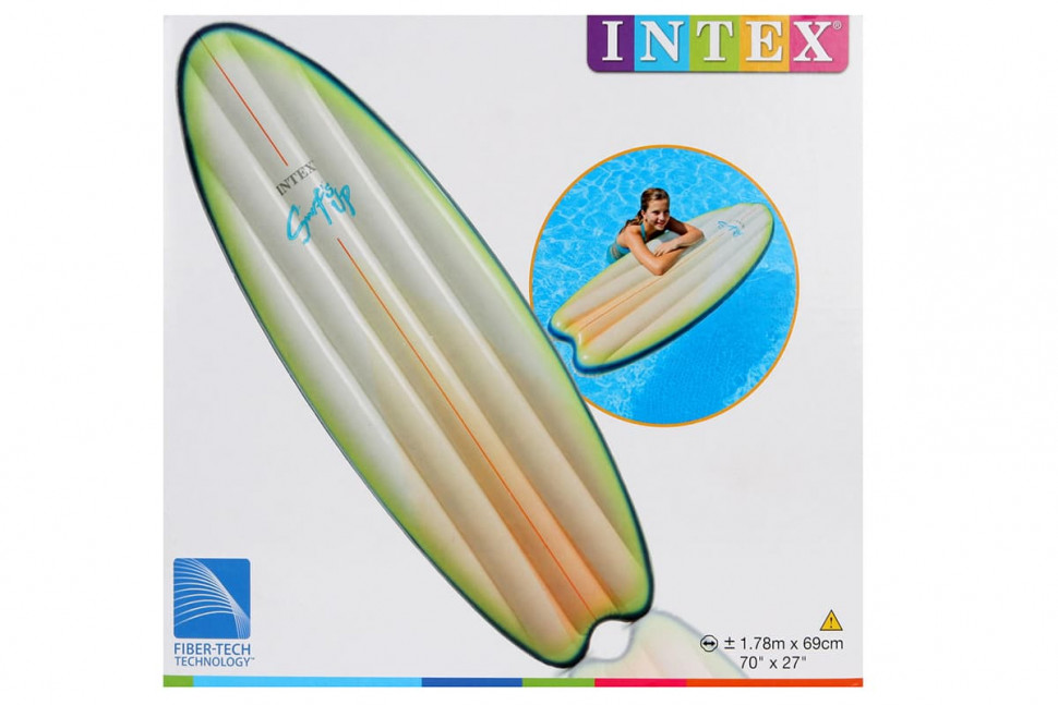 Пляжный матрас Intex надувной для серфа 58152
