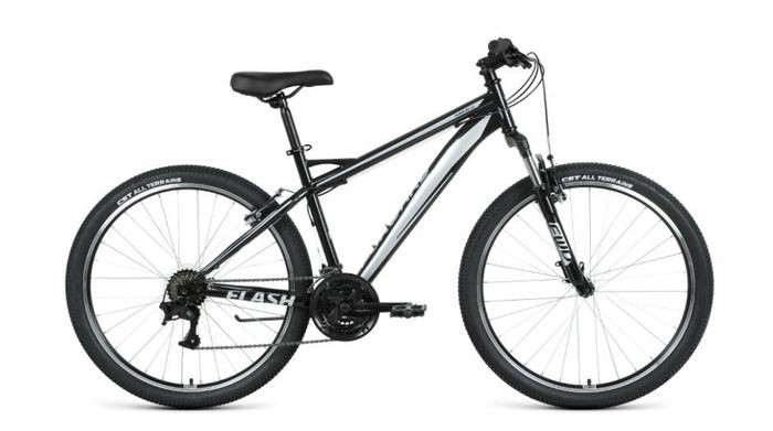 Велосипед Forward Flash 26 1.2 2022 г 26" рама 15" Черный/Серый