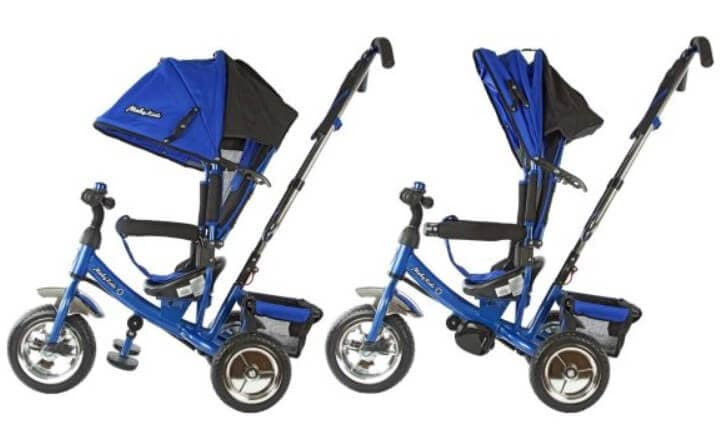 Велосипед трехколесный Moby Kids Comfort 10x8 EVA 950D, синий