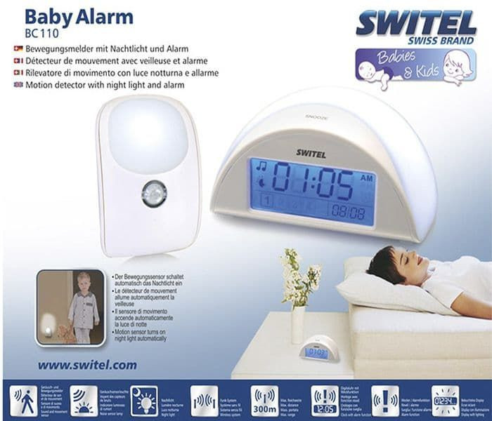 Автоматический детский ночник с функцией радионяни Switel BC110