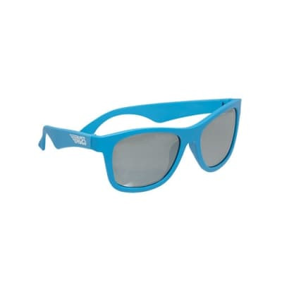 Очки Babiators для подростков солнцезащитные Aces Navigator Страстно-синий Серебряные зеркальные линзы 6+ ACE-016
