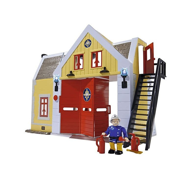 Пожарная станция и фигурка Simba Пожарный Сэм