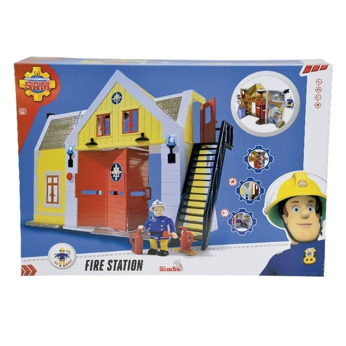 Пожарная станция и фигурка Simba Пожарный Сэм