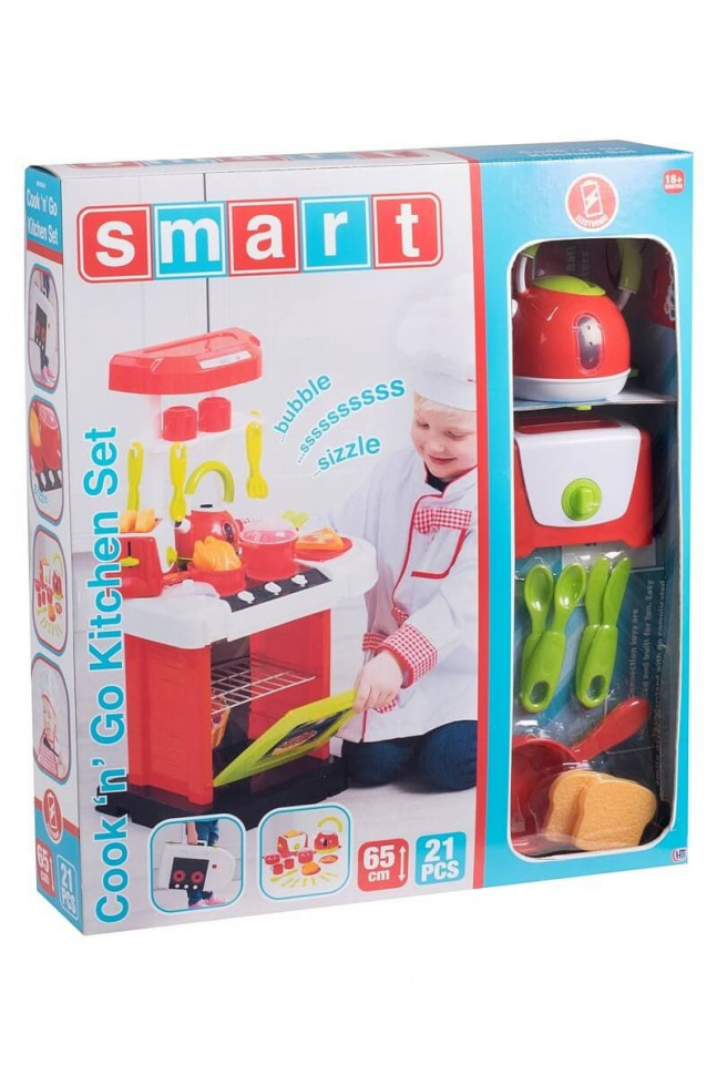 Игровой набор SMART Кухня с чайником и тостером 1684468