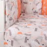 Комплект в кроватку AmaroBaby Premium Лес 18 предметов поплин