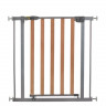Детские ворота безопасности Hauck Wood Lock Safely Gate (silver)
