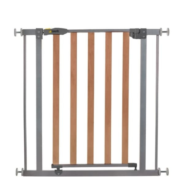 Детские ворота безопасности Hauck Wood Lock Safety Gate (silver)