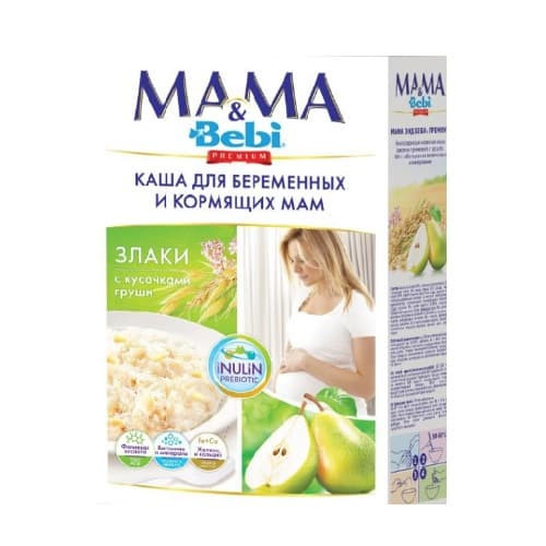 Каша Mama&Bebi Premium Злаки с кусочками груши 200 г