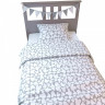 Комплект в кроватку AmaroBaby TIME TO SLEEP Мышонок 1,5 спальный 3 предмета серый