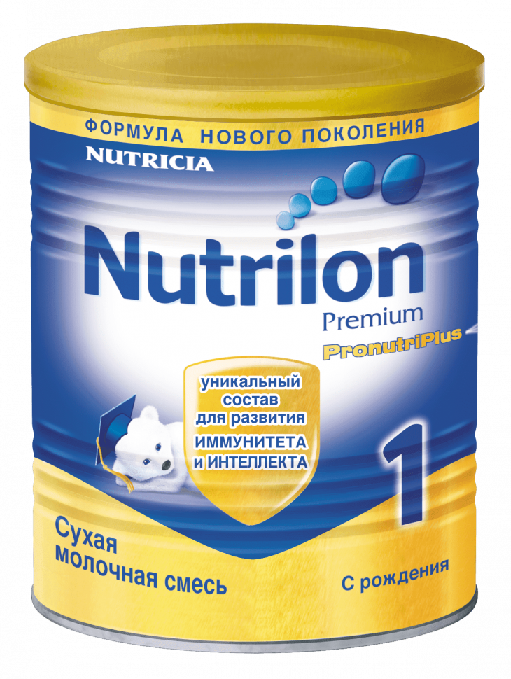 Детская молочная смесь Nutrilon 1 с пребиотиками 400 гр с 0 мес