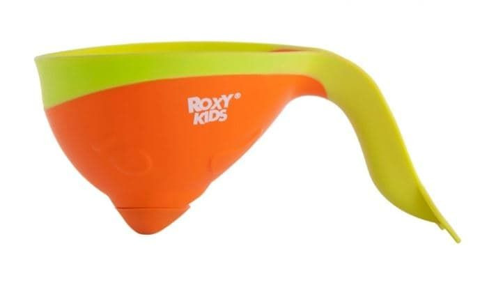 Ковшик для мытья головы ROXY-KIDS Flipper с лейкой оранжевый