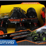 Car Flame engine crawler Assault 4WD R / u with battery 6 wheels black-orange