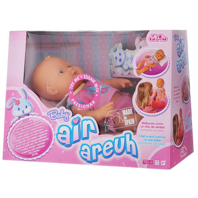 Кукла 43209 Пупс издает звуки, как настоящий малыш, Falca (35 см)  купить в интернет магазине детских товаров "Денма" 2