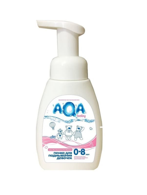 Пенка AQA baby для подмывания девочек 250 мл