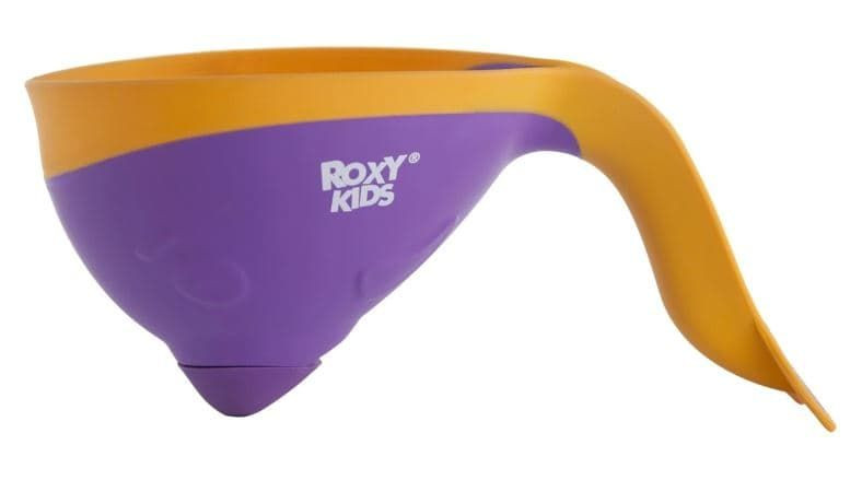 Ковшик для мытья головы ROXY-KIDS Flipper с лейкой фиолетовый