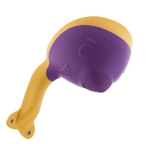 Flipper hair washing bucket with watering can purple