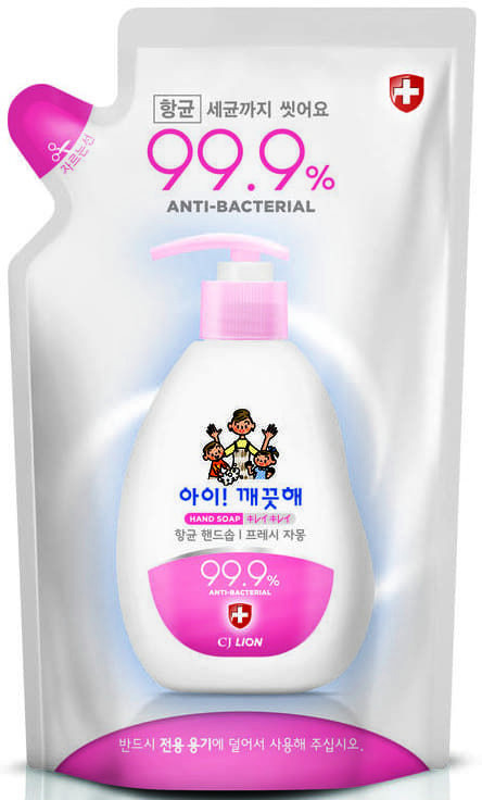 Жидкое мыло для рук LION Ai - Kekute Свежий грейпфрут с антибактериальным эффектом зап блок 200 мл