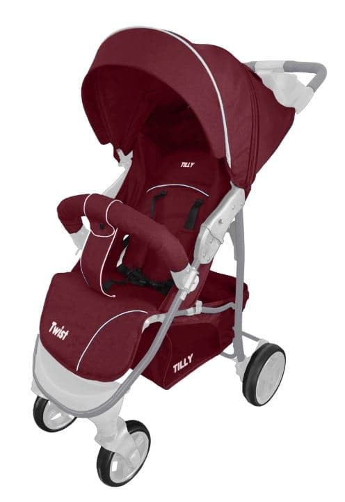 Коляска прогулочная BABY TILLY T  T-164 Twist Flame Red