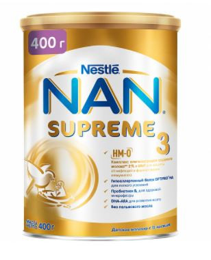 Заменитель Nestlé NAN Supreme 3 400 г с 12 мес 